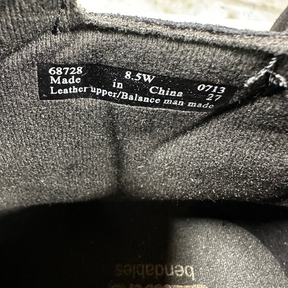 Clarks Bendables Black Suede Ankle Boots 68728 Women's Size 8.5W EUC - Picture 6 of 10